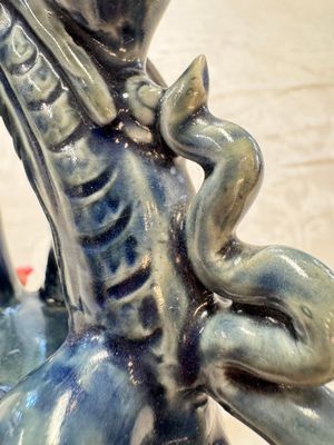 A Vietnamese or Annamese blue-glazed 'Qilin' ewer — 照片 7