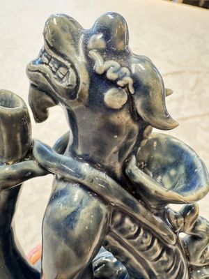 A Vietnamese or Annamese blue-glazed 'Qilin' ewer — 照片 8