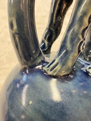A Vietnamese or Annamese blue-glazed 'Qilin' ewer — 照片 9