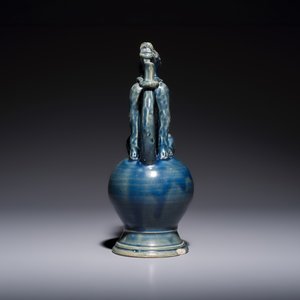 A Vietnamese or Annamese blue-glazed 'Qilin' ewer — 照片 4