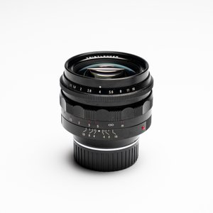A Voigtländer Nokton 50 mm F1.1 lens and hood — photo 2