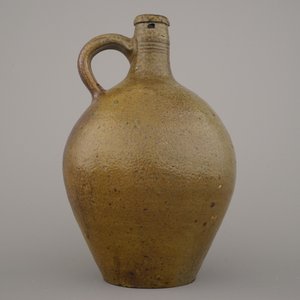 A Westerwald pewter-mounted jug and 2 stoneware vessels, 16/18th C. — photo 16