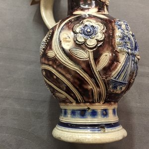 A Westerwald pewter-mounted jug with 'William and Mary', 17th C. — photo 9