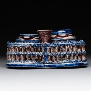 A Westerwald stoneware heart-shaped inkstand, Germany, 18th C. — photo 3