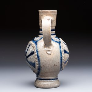 A Westerwald stoneware jug with moulded design, Germany, 17th C. — photo 3