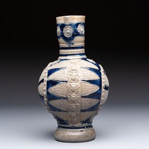 A Westerwald stoneware jug with moulded design, Germany, 17th C. — photo 5