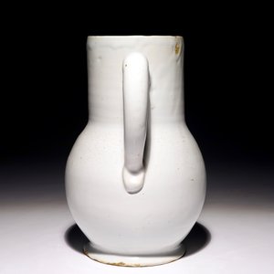 A white Dutch Delft wet drug jar, 17/18th C. — 照片 3