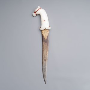 A white jade-hilted khandjar dagger, India, 19/20th C. — photo 3