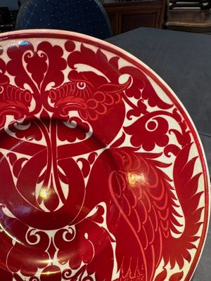 A William de Morgan lustreware 'Double Dragon' dish, late 19th C. — photo 3