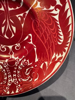A William de Morgan lustreware 'Double Dragon' dish, late 19th C. — photo 4