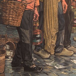 Achille Van Sassenbrouck (1886-1979): 'Vissers', olie op doek — foto 5