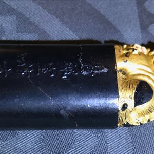 Acht Chinese inktstenen in de vorm van stempels in glazen display, 18/19e eeuw — foto 32