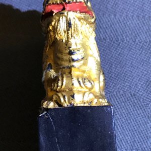 Acht Chinese inktstenen in de vorm van stempels in glazen display, 18/19e eeuw — foto 42