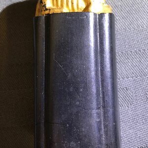 Acht Chinese inktstenen in de vorm van stempels in glazen display, 18/19e eeuw — foto 58