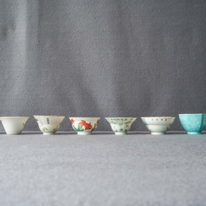 Acht diverse Chinese wijnkommen, 19/20e eeuw — foto 16