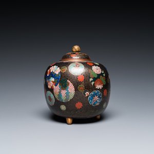 Acht stukken Japans cloisonné, Meiji, 19/20e eeuw — foto 18
