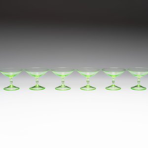 A.D. Copier (1901-1991): a set of eight and a set of four liquor glasses, etched marked, Glasfabriek Leerdam, ca. 1930 — foto 6
