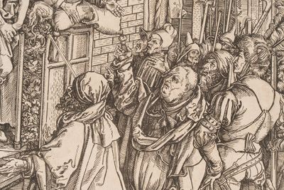 After Albrecht Dürer (Germany, 1471-1528): 'The Presentation', woodcut on paper, 19th C. or earlier — photo 3