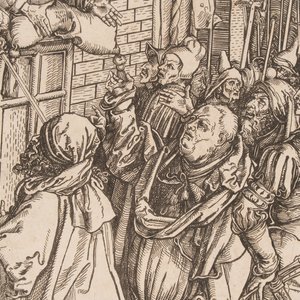After Albrecht Dürer (Germany, 1471-1528): 'The Presentation', woodcut on paper, 19th C. or earlier — photo 3