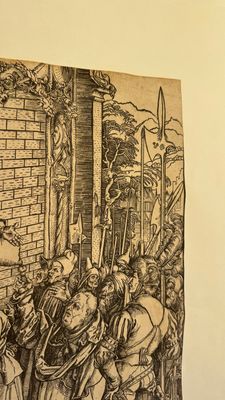 After Albrecht Dürer (Germany, 1471-1528): 'The Presentation', woodcut on paper, 19th C. or earlier — 照片 7