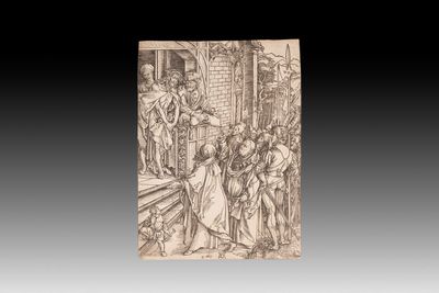 After Albrecht Dürer (Germany, 1471-1528): 'The Presentation', woodcut on paper, 19th C. or earlier