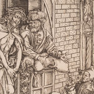 After Albrecht Dürer (Germany, 1471-1528): 'The Presentation', woodcut on paper, 19th C. or earlier — 照片 2