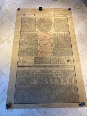 After Lu Anshi (China, active 17/18th C.): A map of the unified China under the Qing, black and red ink on silk, dated 1722 — 照片 5