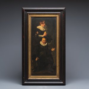 After Thomas de Keyser (Amsterdam, 1596-1667): 'Elderly Man and his Son' — photo 1