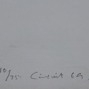 Alan Green: Circuit, dated 69, abstracte zeefdruk — foto 1