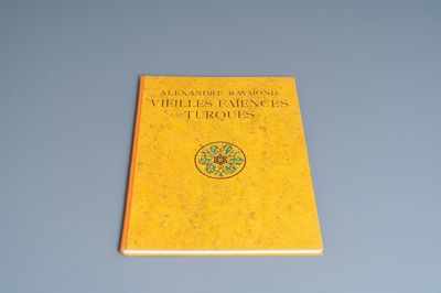 Alexandre Raymond, 1924: Vieilles Faïences turques en Asie-Mineure et a Constantinople
