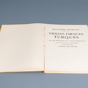Alexandre Raymond, 1924: Vieilles Faïences turques en Asie-Mineure et a Constantinople — photo 2