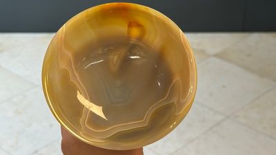 An 18kt gold-mounted carved agate goblet, France or Italy, 19/20th C. — 照片 10