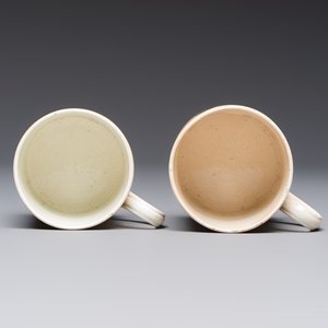 An 8-piece French Creil mochaware coffee service, marked, 19th C. — 照片 12