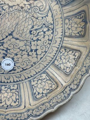 An Annamese or Vietnamese blue and white 'qilin' dish, 15/16th C. — photo 3