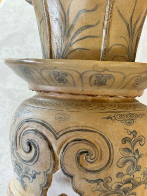An Annamese or Vietnamese openworked blue and white 'lotus' vessel, 15/16th C. — photo 14