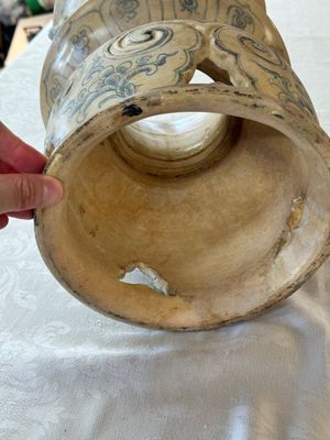 An Annamese or Vietnamese openworked blue and white 'lotus' vessel, 15/16th C. — photo 16