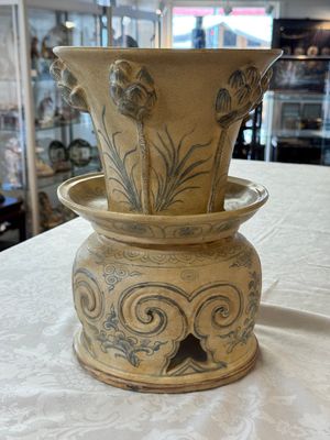 An Annamese or Vietnamese openworked blue and white 'lotus' vessel, 15/16th C. — photo 6