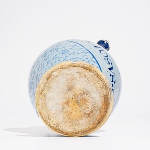 An Antwerp maiolica light blue ground wet drug jar, mid-16th C. — 照片 7