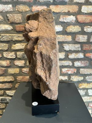 An architectural red sandstone fragment with a divinity, India, 13th C. — foto 6