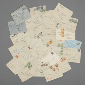 An archive of Belgian-Chinese correspondence, stamps and envelopes, ca. 1936 — 照片 1