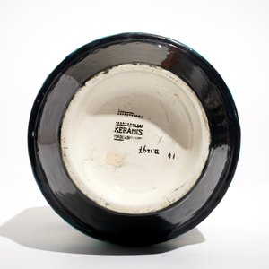 An art deco crackle glazed vase with swallows, Charles Catteau for Boch Kéramis, 1st half 20th C. — 照片 6