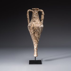 An early Greek pottery wine transport amphora with marine encrustation,  — photo 2