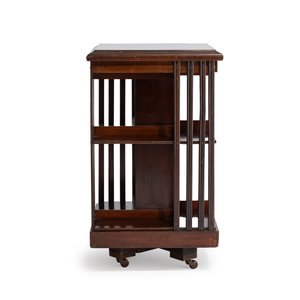An Edwardian mahogany revolving bookcase — foto 2