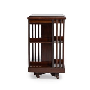 An Edwardian mahogany revolving bookcase — foto 5