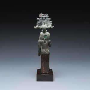 An Egyptian bronze sculpture of Horus, Saite period — photo 3