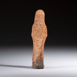 An Egyptian red-brown clay Ushabti, probably Romano-Egyptian, 1st C. AD — photo 4