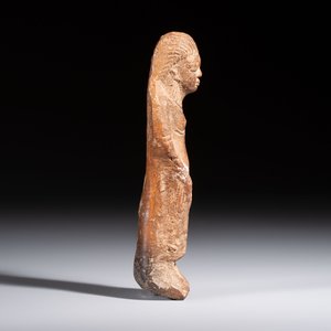 An Egyptian red-brown clay Ushabti, probably Romano-Egyptian, 1st C. AD — photo 5