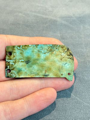 An Egyptian turquoise-glazed composition winged scarab, Ptolemaic, 4/1st C. B.C. — photo 10