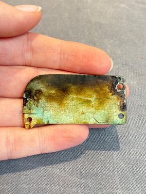 An Egyptian turquoise-glazed composition winged scarab, Ptolemaic, 4/1st C. B.C. — photo 2
