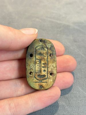 An Egyptian turquoise-glazed composition winged scarab, Ptolemaic, 4/1st C. B.C. — photo 5